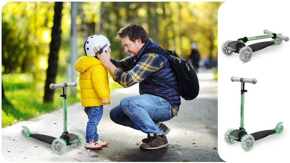 „Ricokids Loco“ triratis paspirtukas – žalias