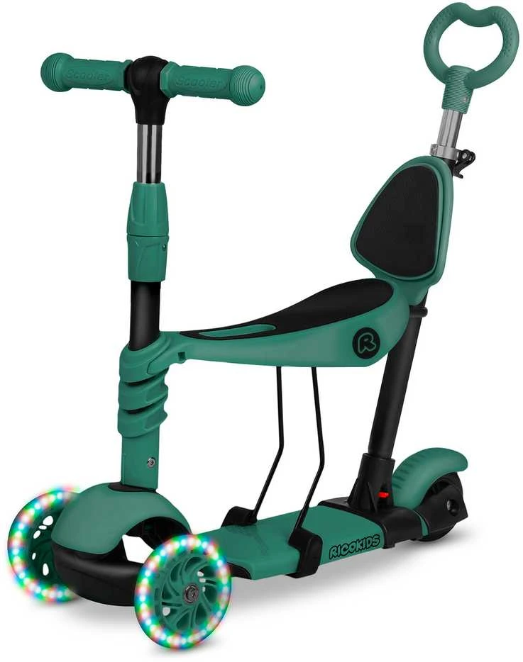 „Ricokids Todi“ triratis paspirtukas – žalias