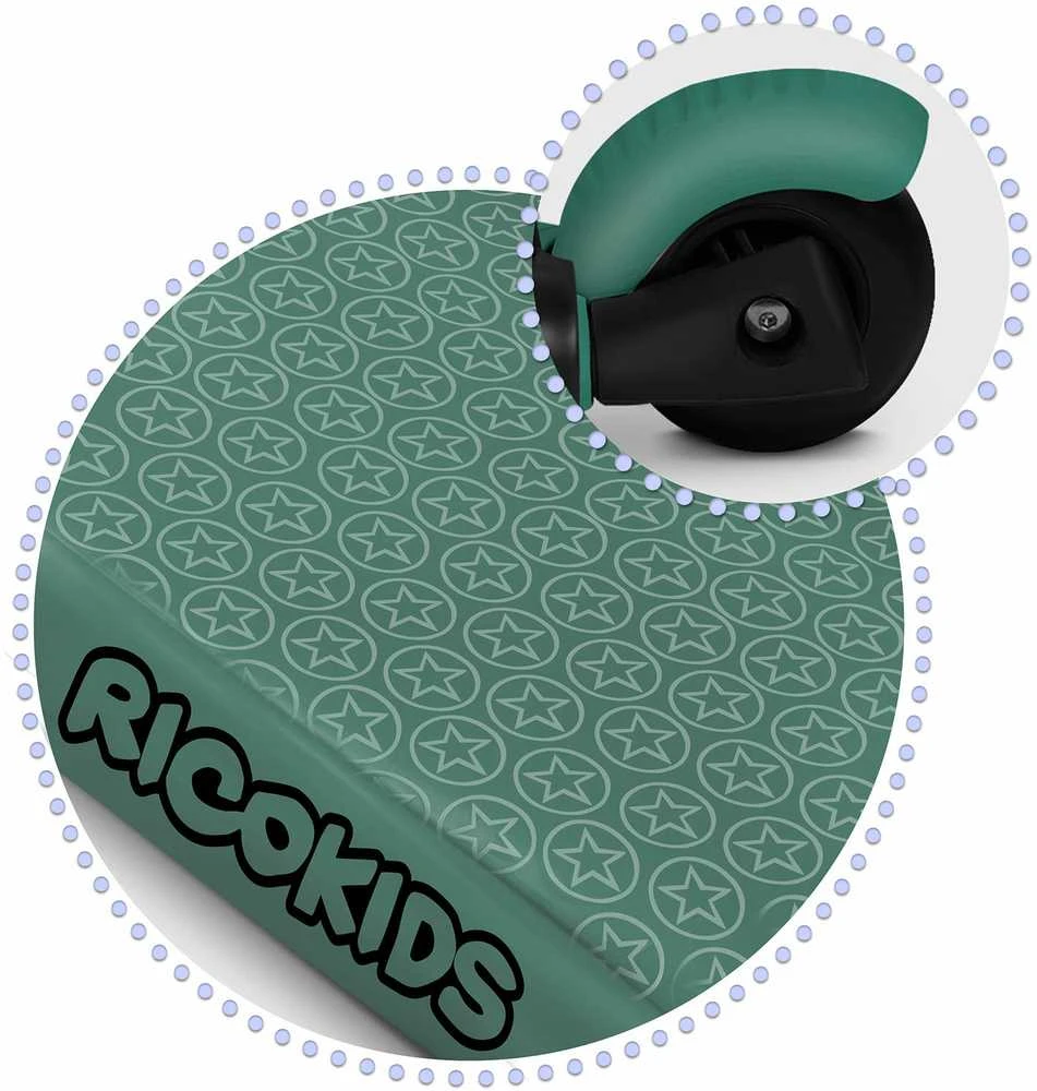 „Ricokids Todi“ triratis paspirtukas – žalias