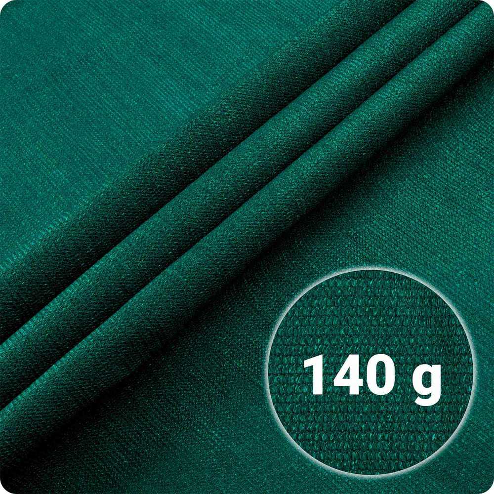 Plonos Tinklelis nuo šešėlių 1,5 x 25 m, 140 g/m², žalias + 50 spaustukų