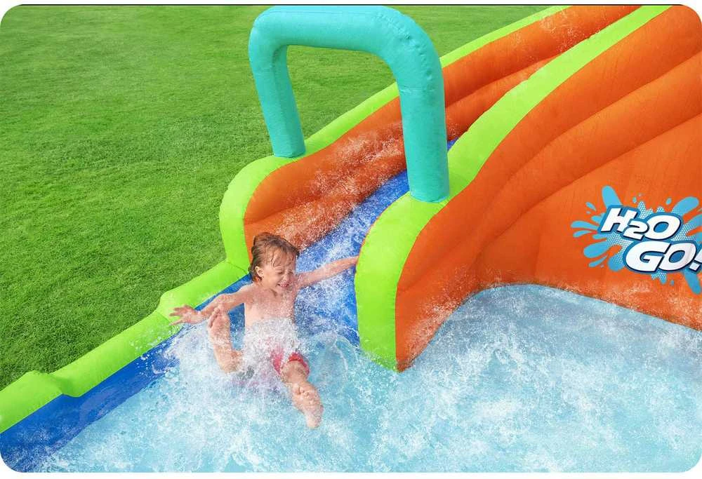Žaidimų aikštelė Vandens parkas Turbo Splash Mega vandens parkas BESTWAY