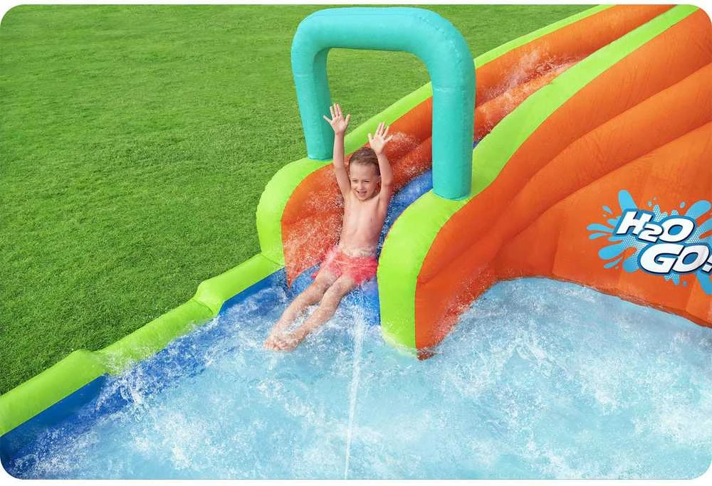 Žaidimų aikštelė Vandens parkas Turbo Splash Mega vandens parkas BESTWAY