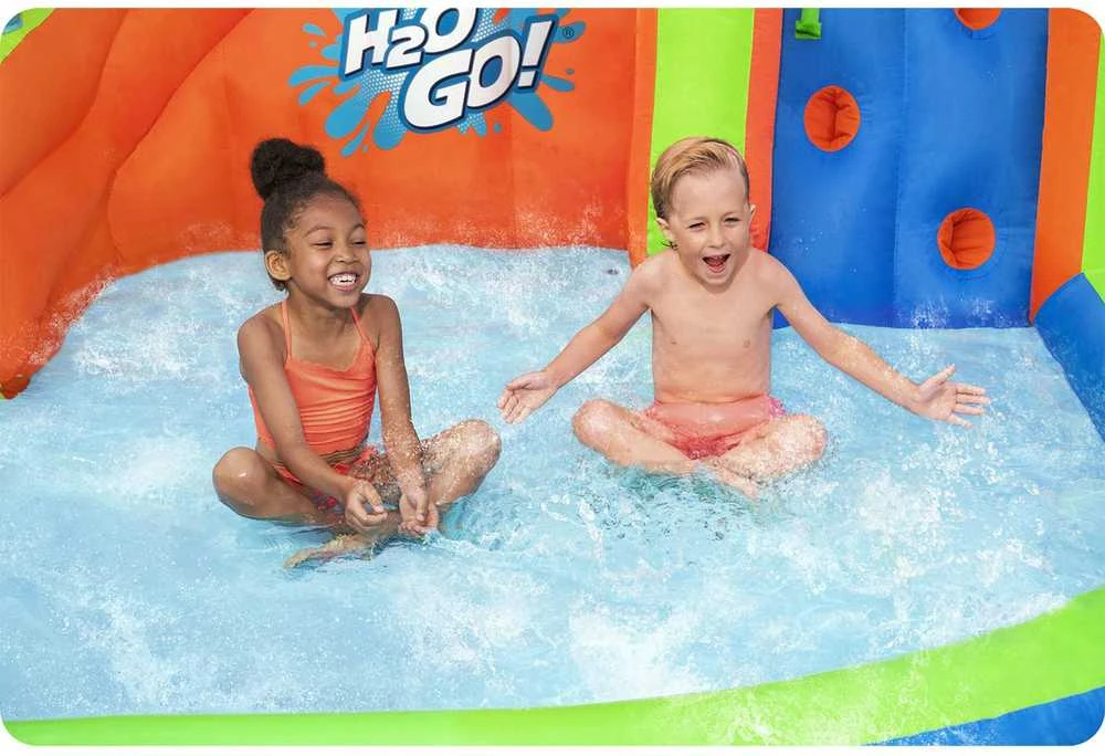 Žaidimų aikštelė Vandens parkas Turbo Splash Mega vandens parkas BESTWAY