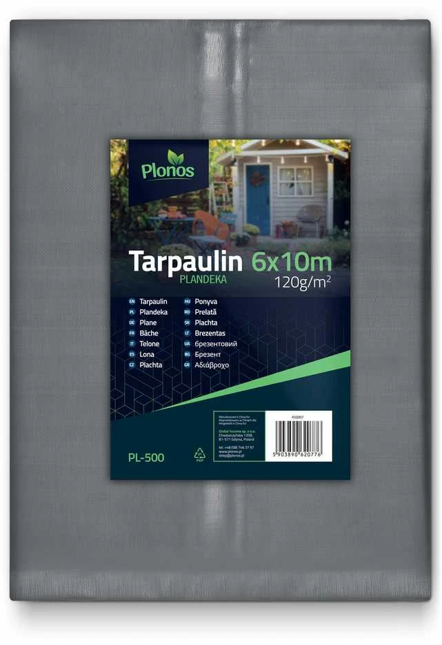 Brezentas 1000 x 600 cm 120 g/m2 Plonos PL-500
