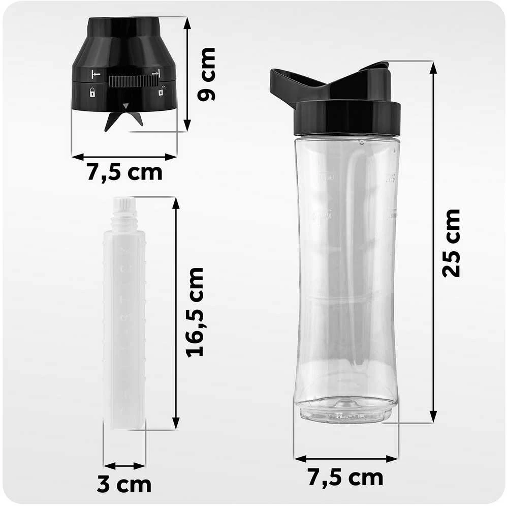 Buteliukas indas blenderiui 600 ml su aušinimo įdėklu BD-755 Berdsen