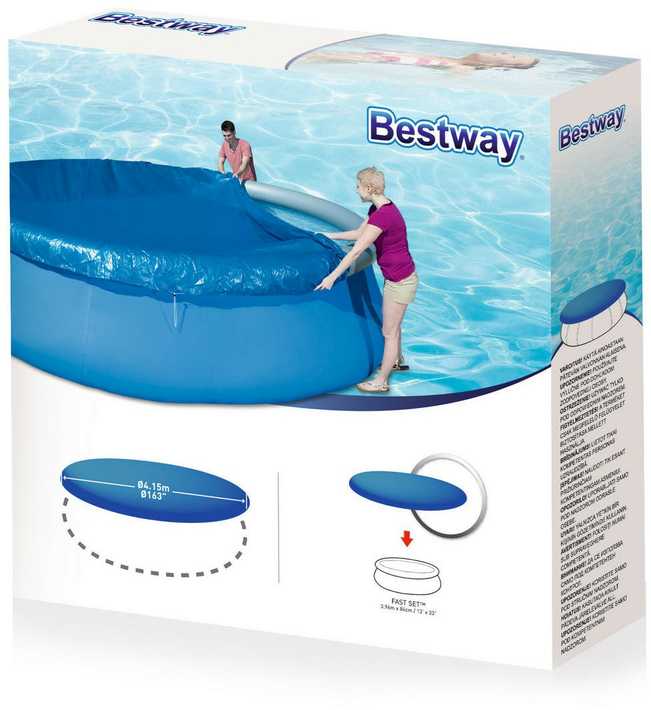 „Fast Set“ uždangalas 396 cm „Bestway 58415“ baseinui