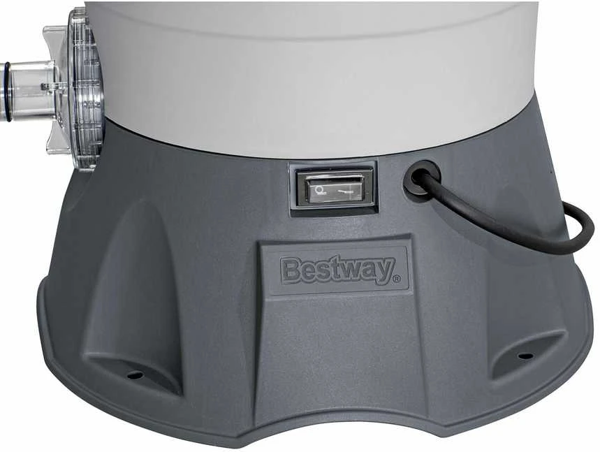 Bestway Baseino smėlio filtro siurblys, 3596 l/h srautas, 1100-16000 l baseinams, su 25 kg smėlio, 32mm žarnos jungtis