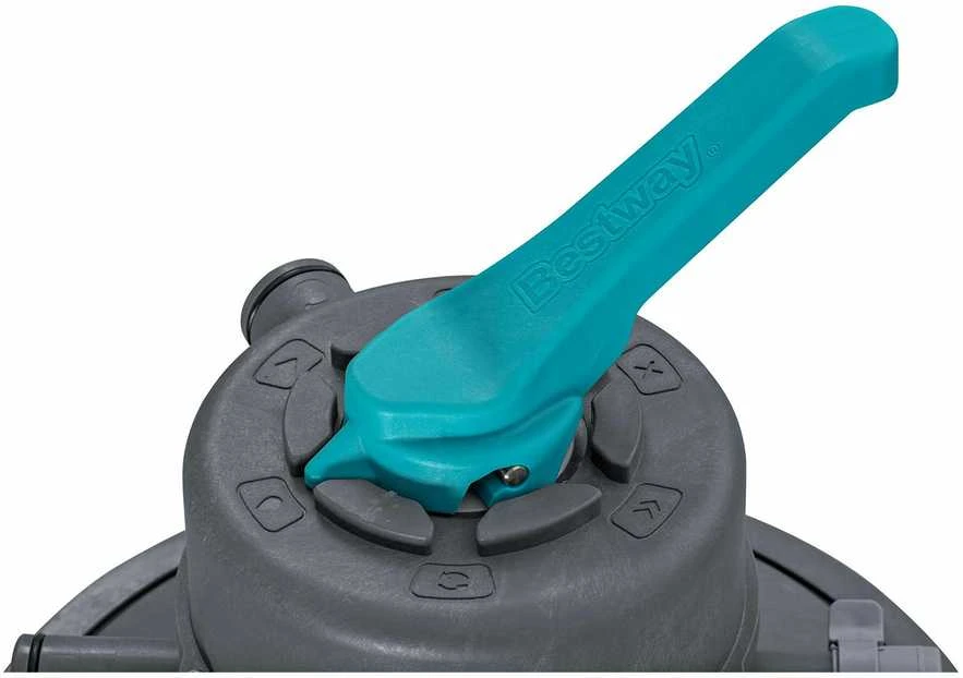Bestway Baseino smėlio filtro siurblys, 3596 l/h srautas, 1100-16000 l baseinams, su 25 kg smėlio, 32mm žarnos jungtis