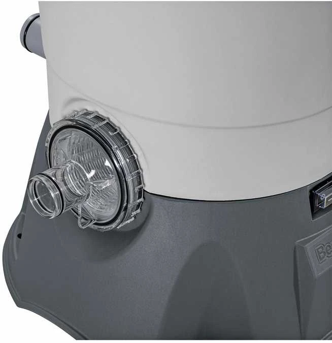 Bestway Baseino smėlio filtro siurblys, 3596 l/h srautas, 1100-16000 l baseinams, su 25 kg smėlio, 32mm žarnos jungtis