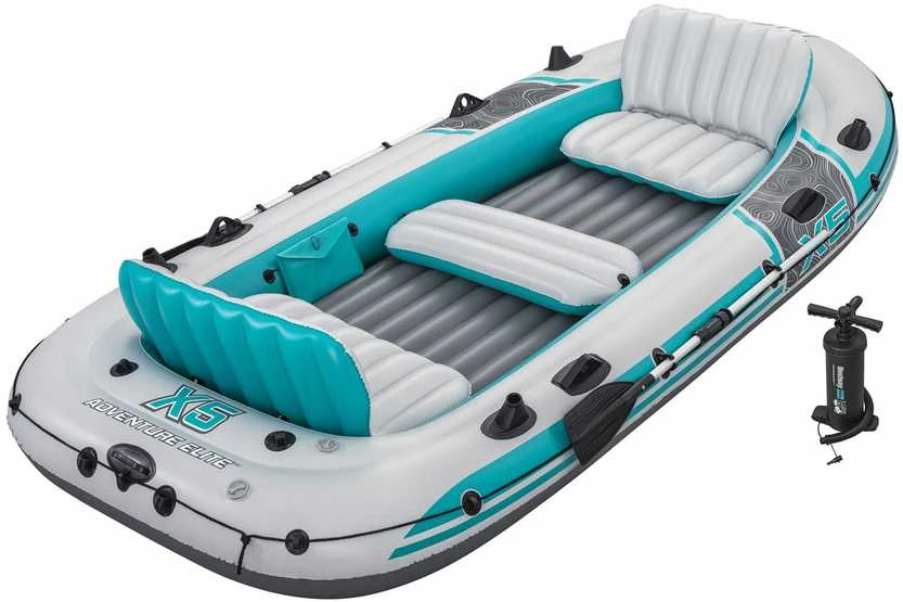 Bestway Pripučiama valtis „Adventure Elite™ X5“ 5 asmenims + irklai 315 x 166 cm 65159