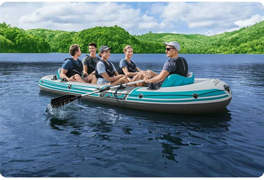 Bestway Pripučiama valtis „Adventure Elite™ X5“ 5 asmenims + irklai 315 x 166 cm 65159
