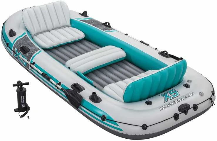 Bestway Pripučiama valtis „Adventure Elite™ X5“ 5 asmenims + irklai 315 x 166 cm 65159