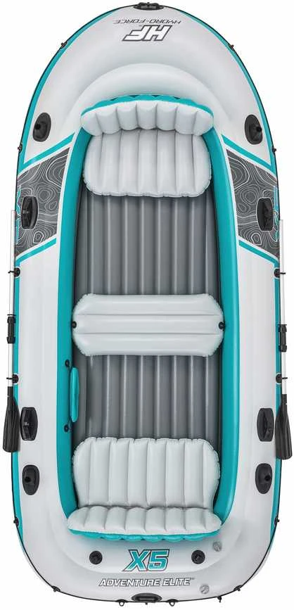 Bestway Pripučiama valtis „Adventure Elite™ X5“ 5 asmenims + irklai 315 x 166 cm 65159