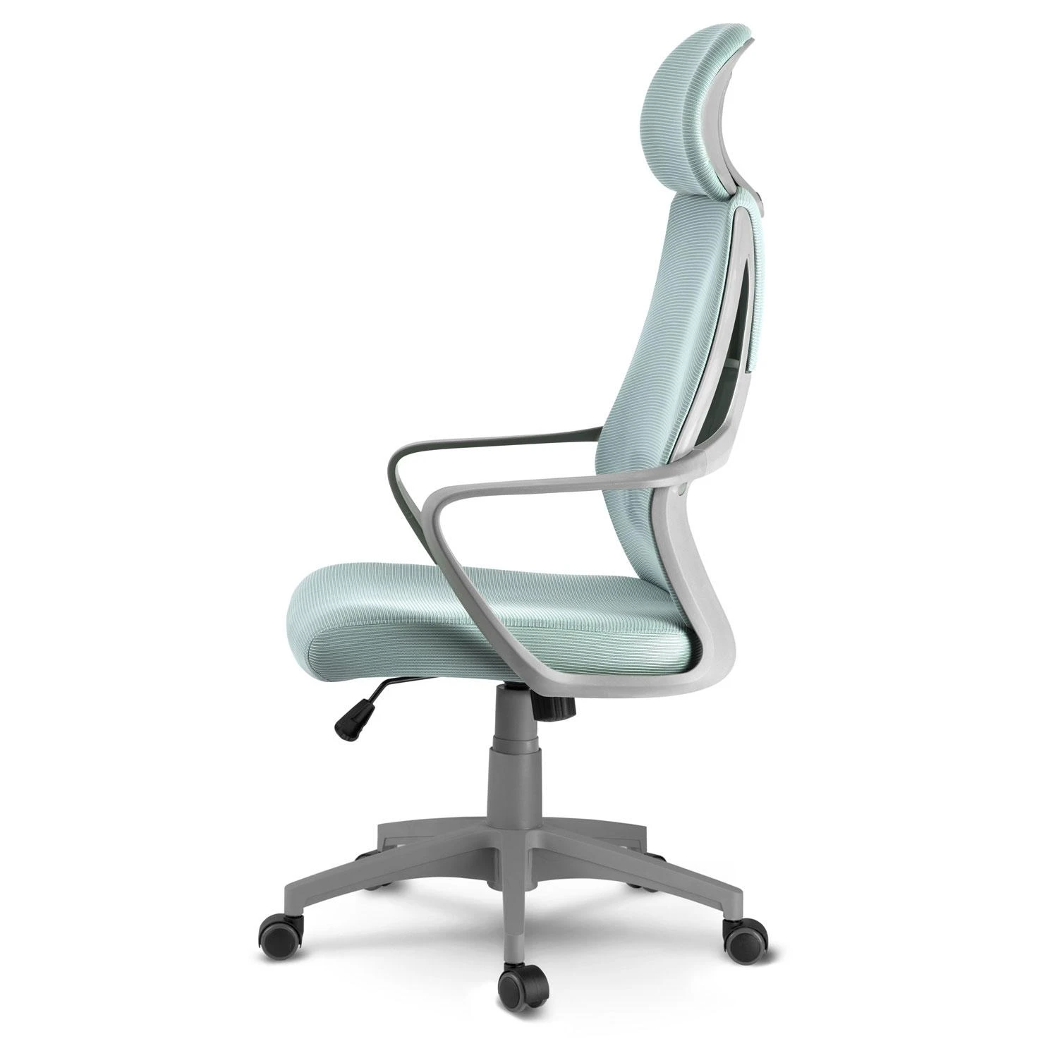 Sofotel Biuro kėdė su tinklelio atlošu, reguliuojama galvos atrama ir aukščiu, ergonomiškas dizainas, modernus stilius, patogus sėdėjimas