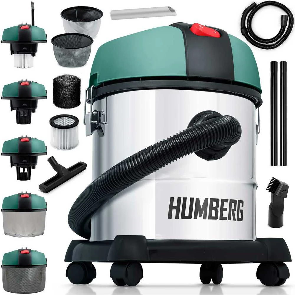 Humberg Pramoninis dulkių siurblys HM-400, 20 l, 1200 W