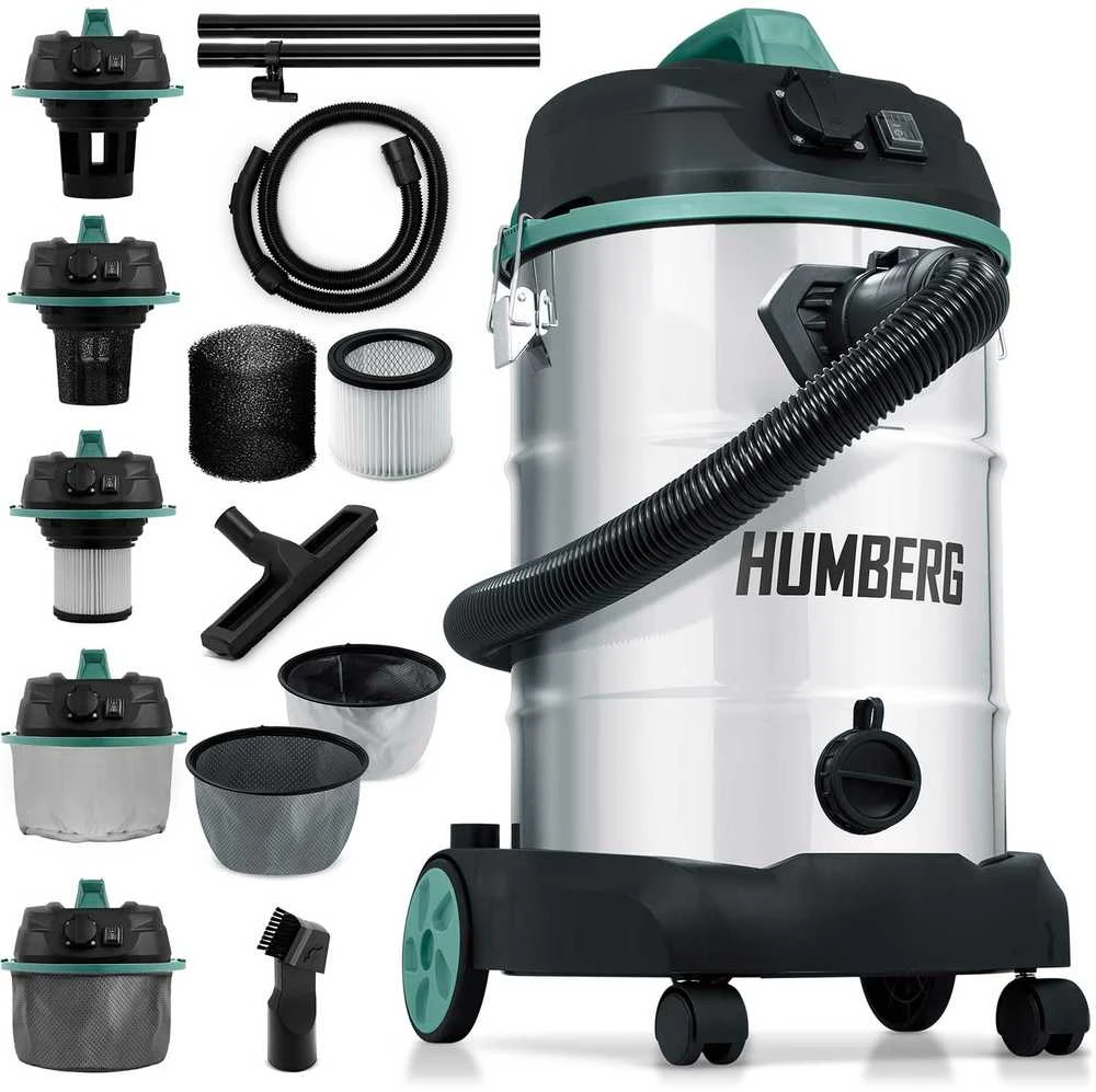 Humberg Pramoninis dulkių siurblys 30L 1600W HM-402