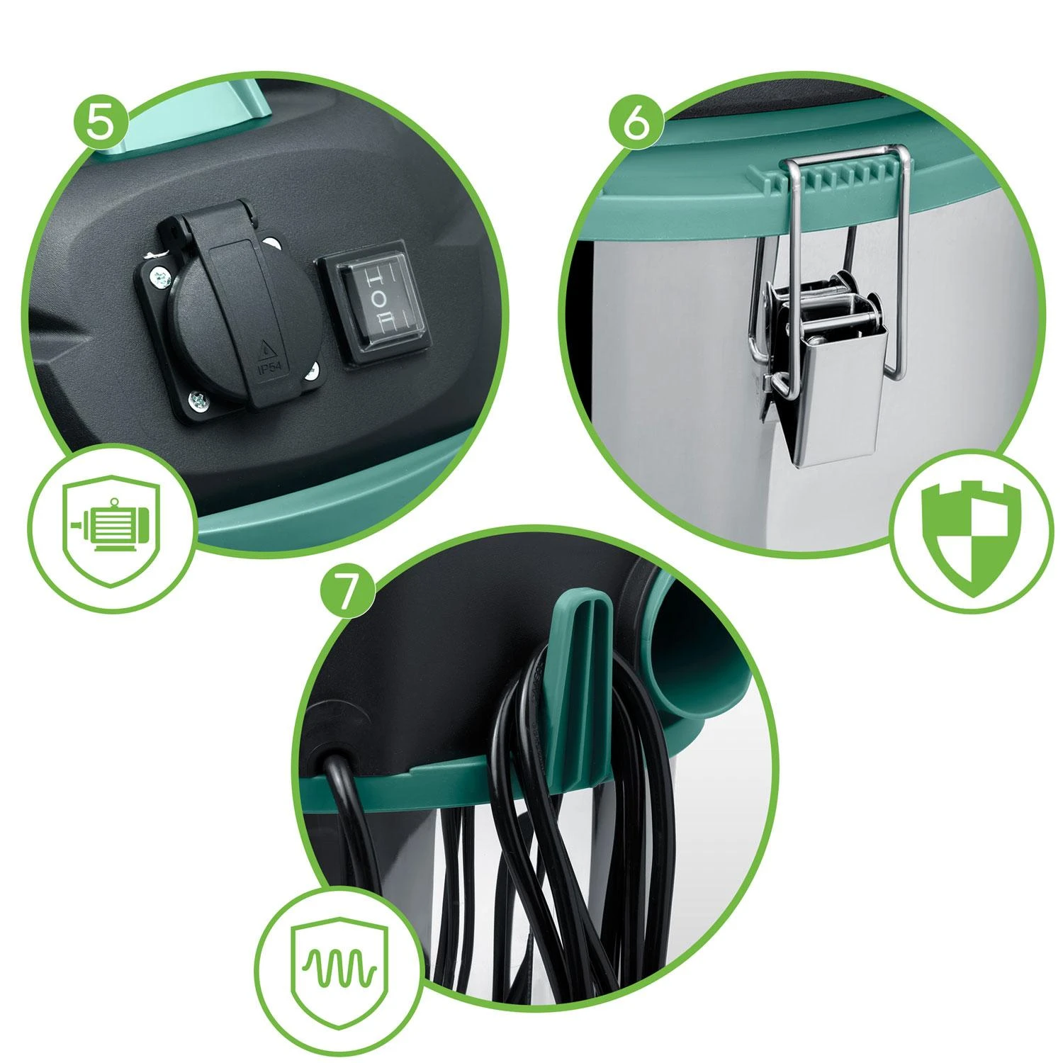 Humberg Pramoninis dulkių siurblys 30L 1600W HM-402