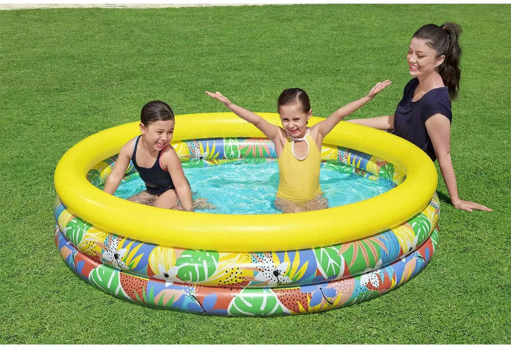 Bestway 51203 Pripučiamas baseinas Tropiniai augalai 1,68 m x 38 cm