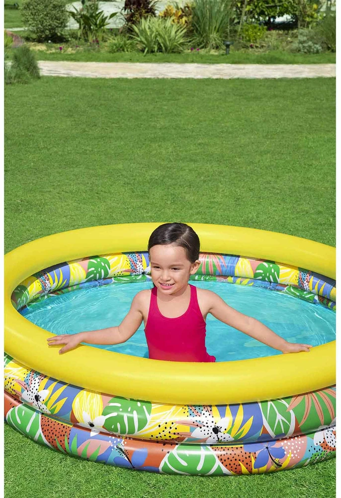 Bestway 51203 Pripučiamas baseinas Tropiniai augalai 1,68 m x 38 cm