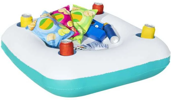 Baseinas 218x218x48cm + BESTWAY plaukiojantis stalas
