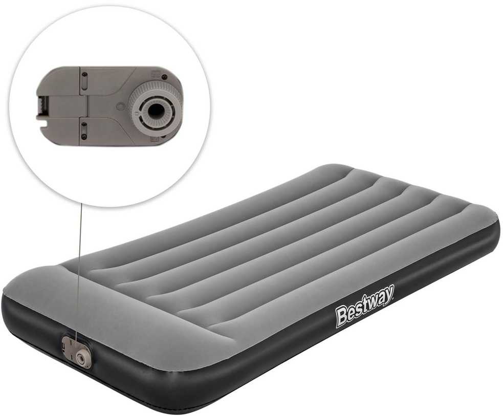 Pripučiamas čiužinys 188x99x30 cm su įmontuotu elektriniu siurbliu Bestway 67556