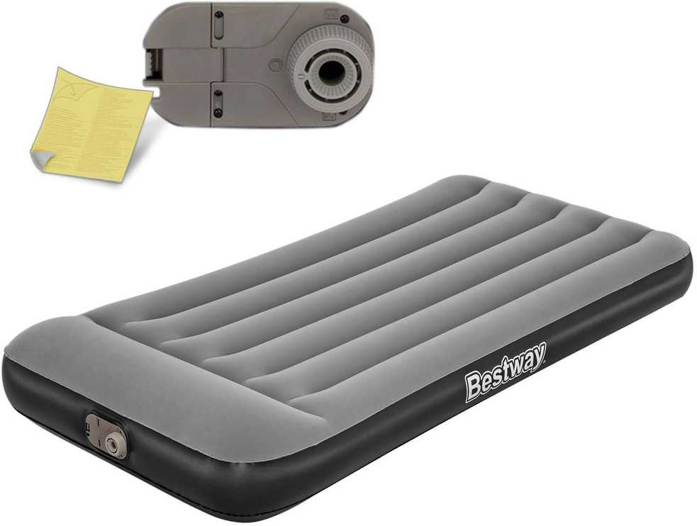 Pripučiamas čiužinys 188x99x30 cm su įmontuotu elektriniu siurbliu Bestway 67556