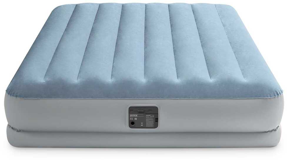 Pripučiamas čiužinys 191x99x36 cm su įmontuotu elektriniu siurbliu INTEX 64166