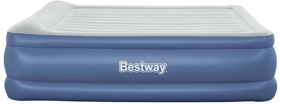 Pripučiamas čiužinys 203 x 193 x 56 cm su įmontuotu elektriniu siurbliu Bestway 67692