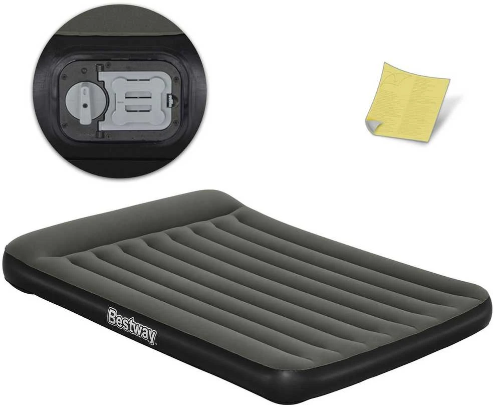 Bestway Pripučiamas čiužinys Tritech Airbed Queen su integruota pompa 67930 2.03m x 1.52m x 30cm