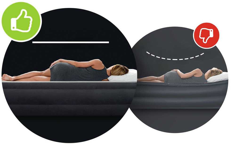 Pripučiamas čiužinys Intex Queen PremAire I, 203x152x46 cm