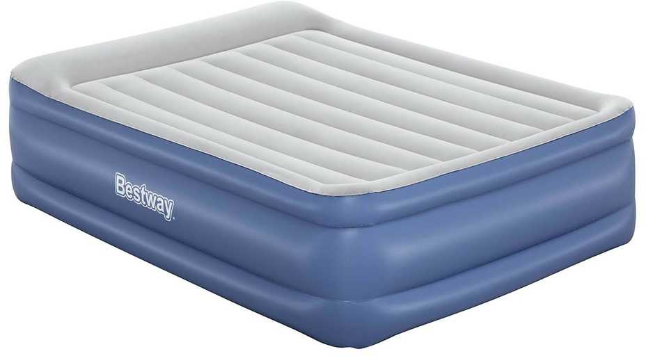 Pripučiamas čiužinys 203x152x56 cm su įmontuotu elektriniu siurbliu Bestway 67614