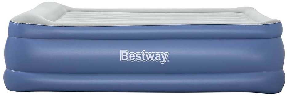 Pripučiamas čiužinys 203x152x56 cm su įmontuotu elektriniu siurbliu Bestway 67614