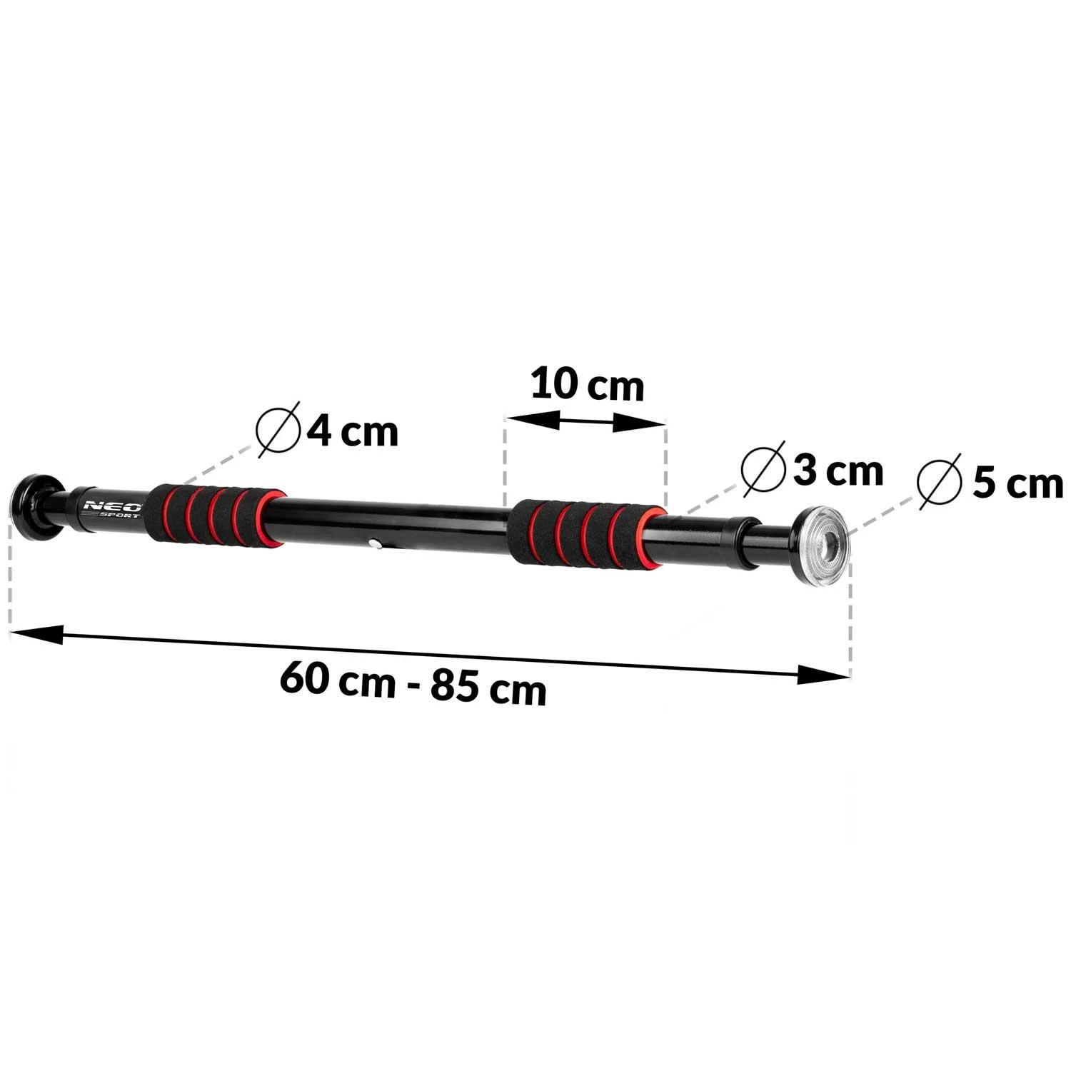 Neo-Sport Prisitraukimų skersinis 60–85 cm NS-310