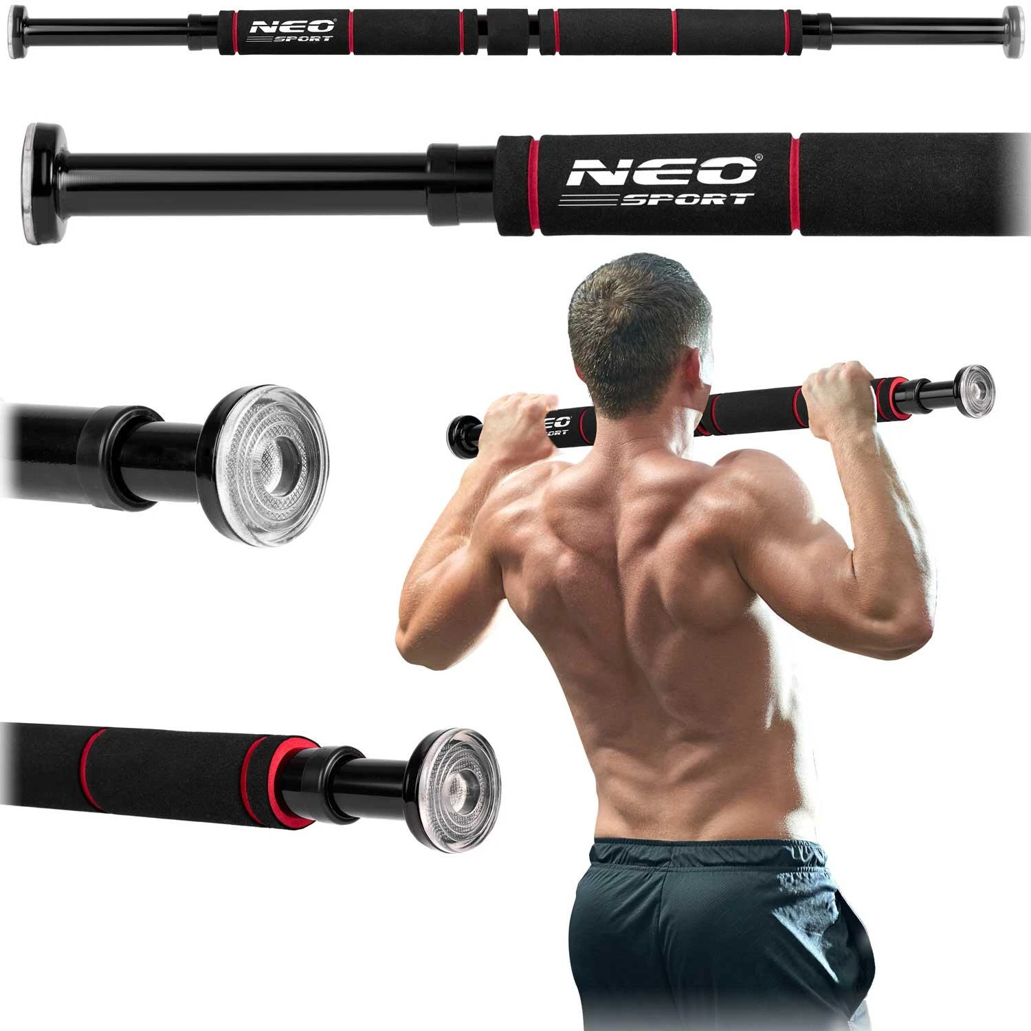 Neo-Sport Prisitraukimų skersinis 60–85 cm NS-311