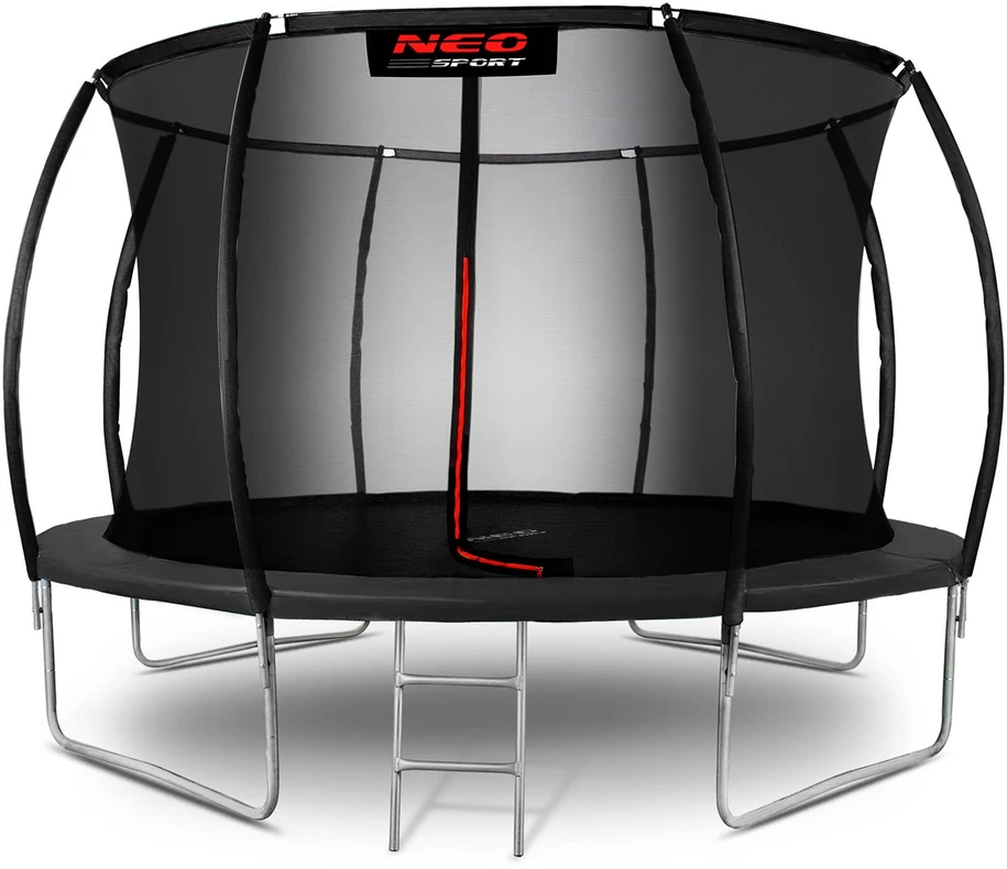 Profiliuotas sodo batutas 12 pėdų / 374 cm su vidiniu Neo-Sport tinkleliu