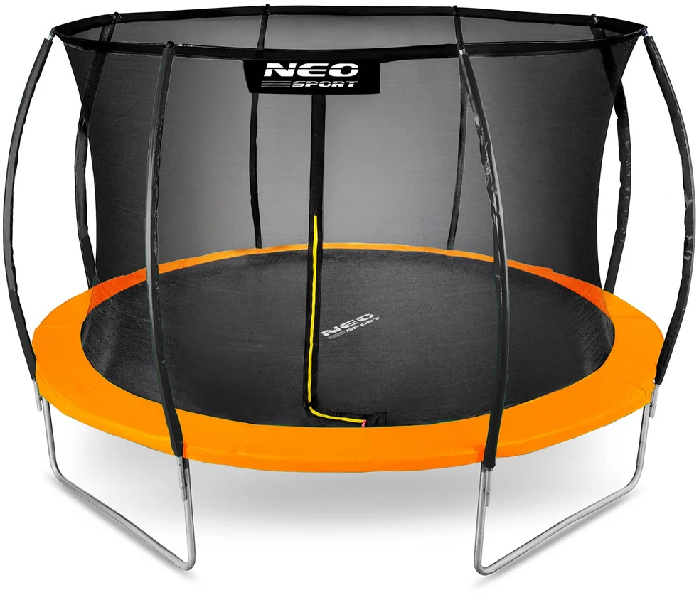 Profiliuotas sodo batutas 12 pėdų / 374 cm su vidiniu Neo-Sport tinkleliu