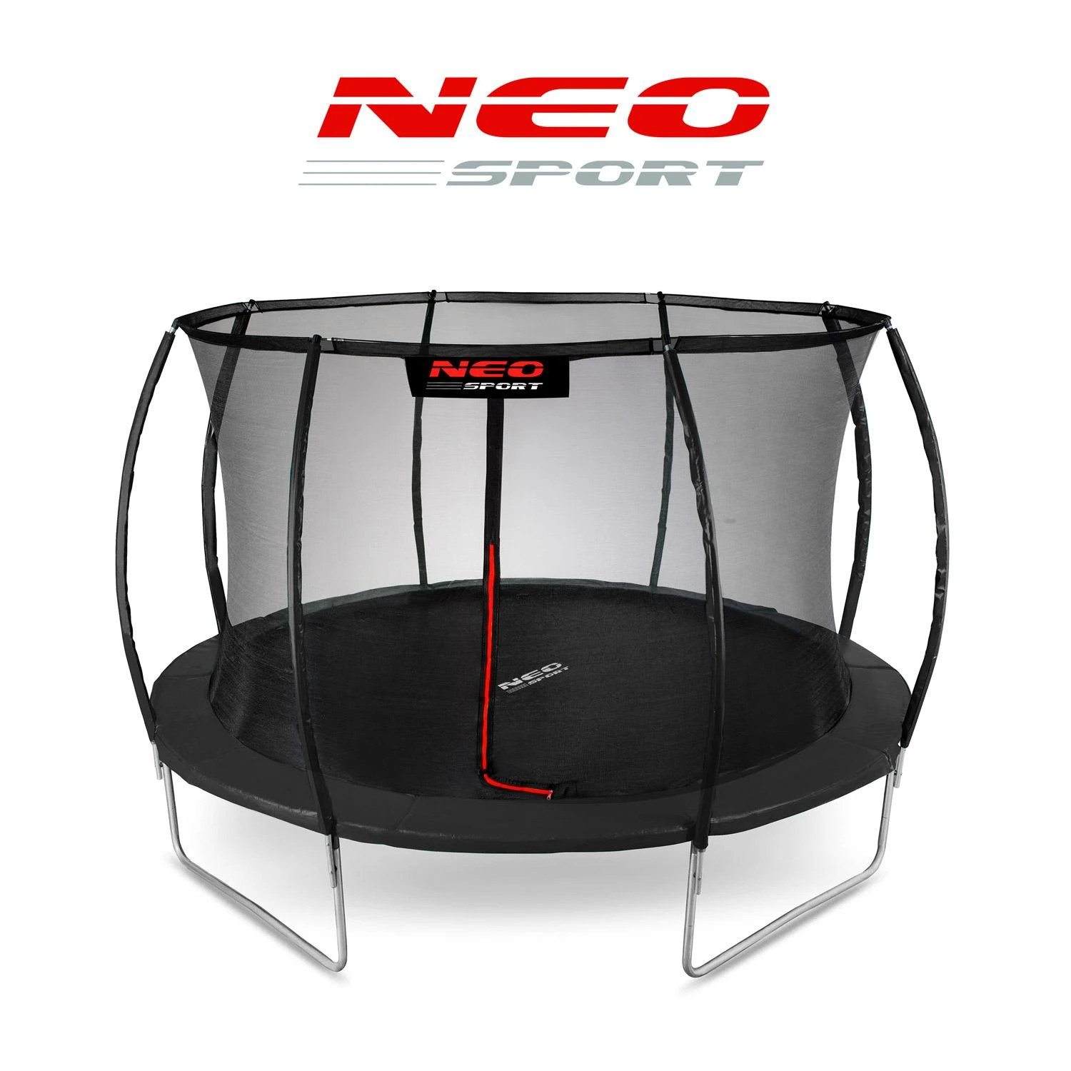 Profiliuotas sodo batutas 12 pėdų / 374 cm su vidiniu Neo-Sport tinkleliu