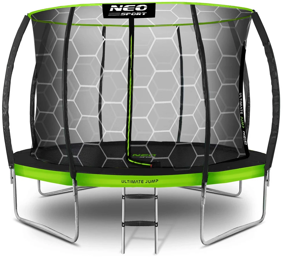 Profiliuotas sodo batutas 14 pėdų / 435 cm su vidiniu Neo-Sport tinkleliu