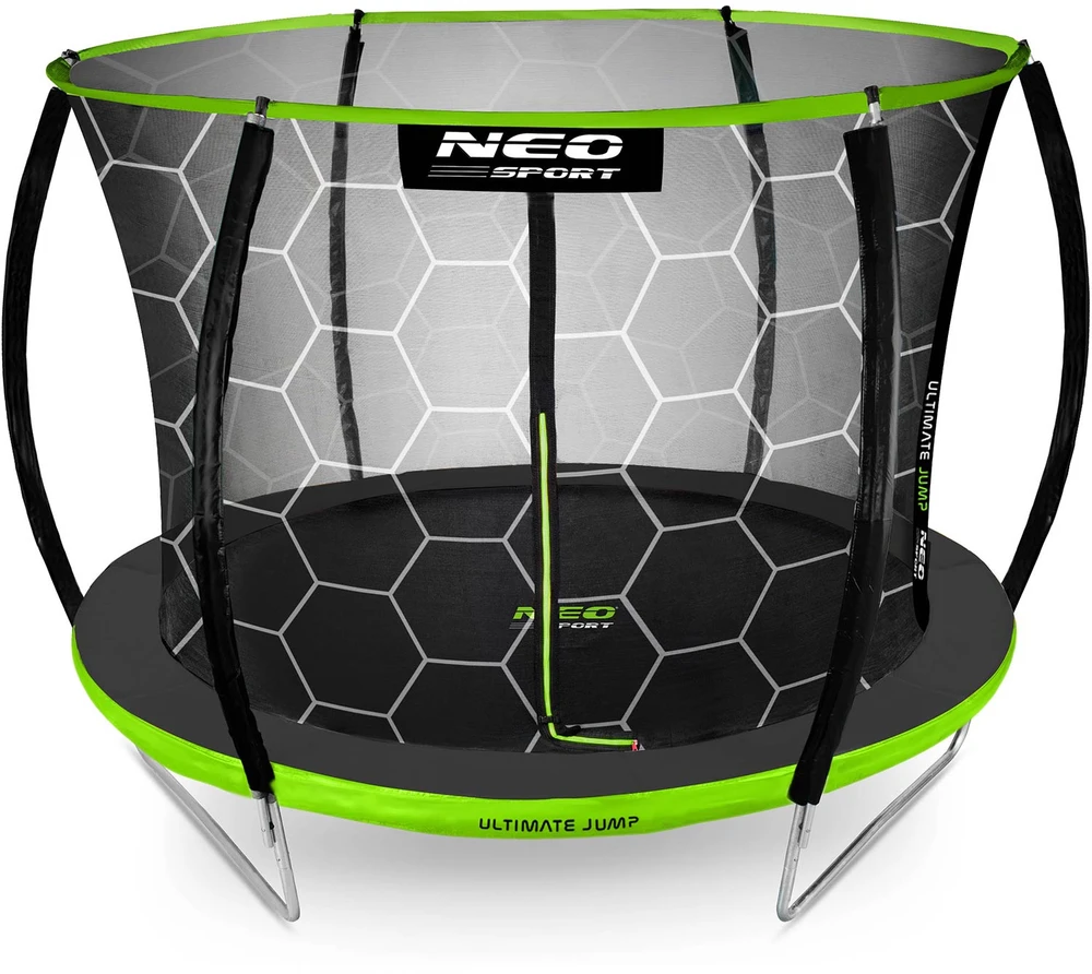 Profiliuotas sodo batutas 14 pėdų / 435 cm su vidiniu Neo-Sport tinkleliu