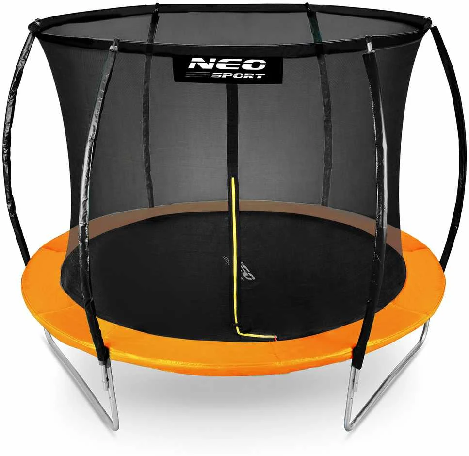 Profiliuotas sodo batutas 8 pėdų / 252 cm su vidiniu Neo-Sport tinkleliu