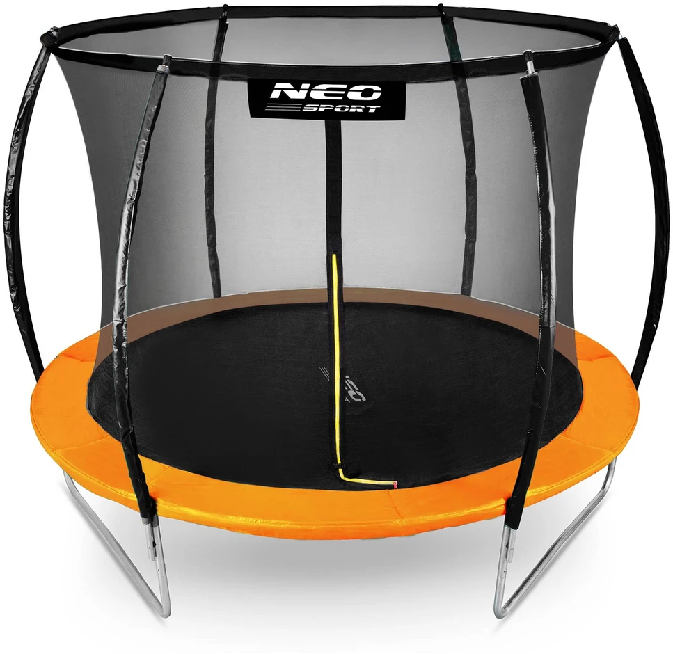 Profiliuotas sodo batutas 8 pėdų / 252 cm su vidiniu Neo-Sport tinkleliu