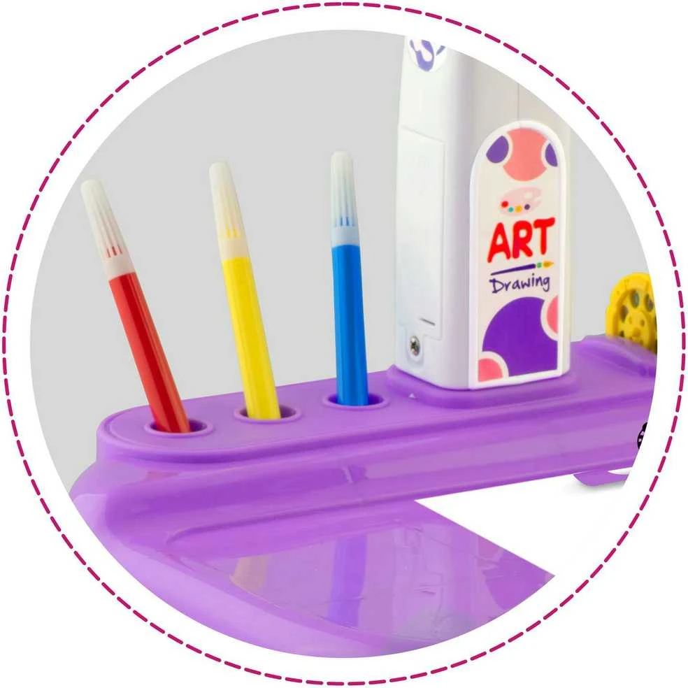 Ricokids 773700 violetinis piešimo mokymosi projektorius