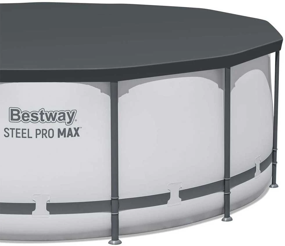 Rėminis baseinas 13 FT 396 x 122 cm plieno Pro Max BESTWAY