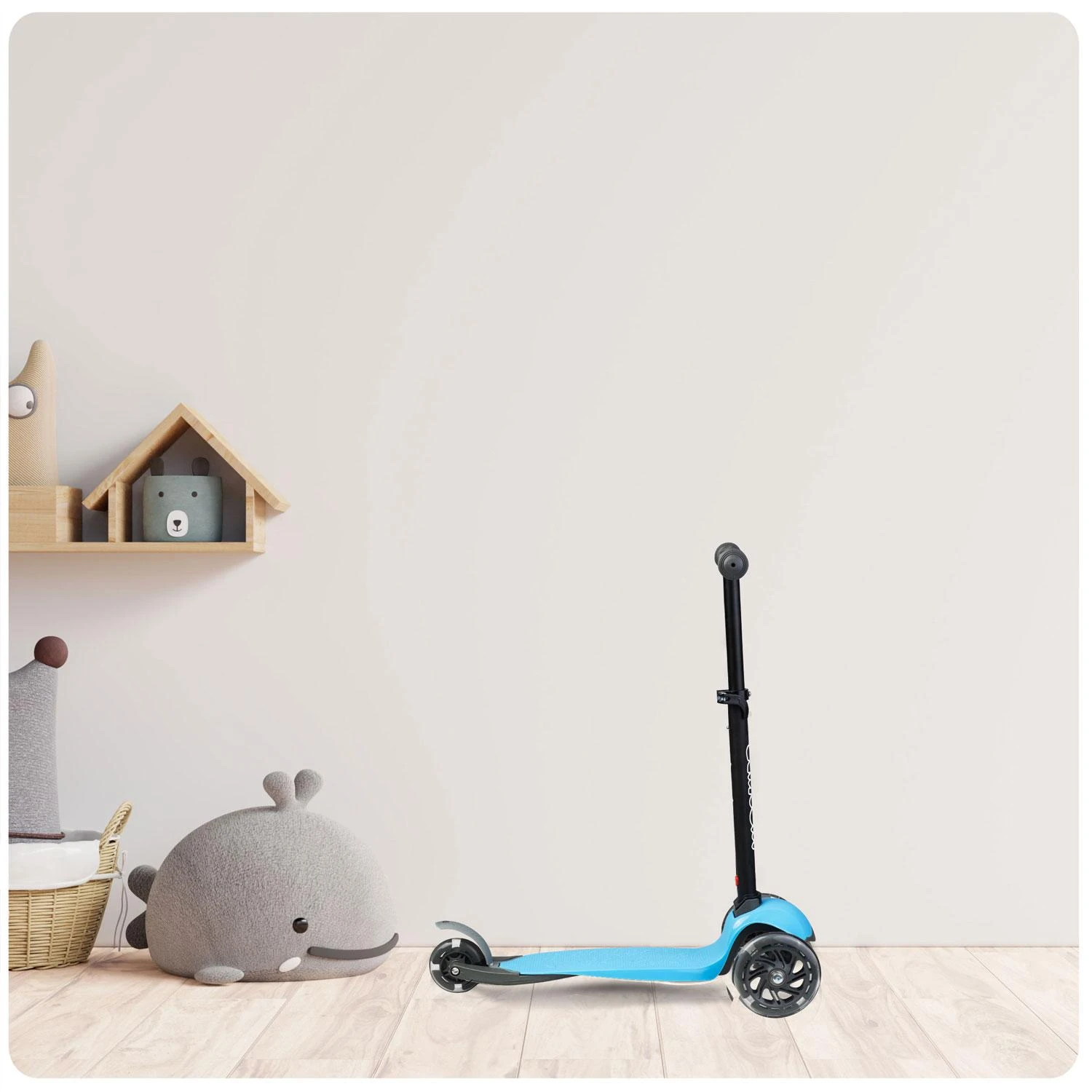 Ricokids Loco triratis paspirtukas, mėlynas