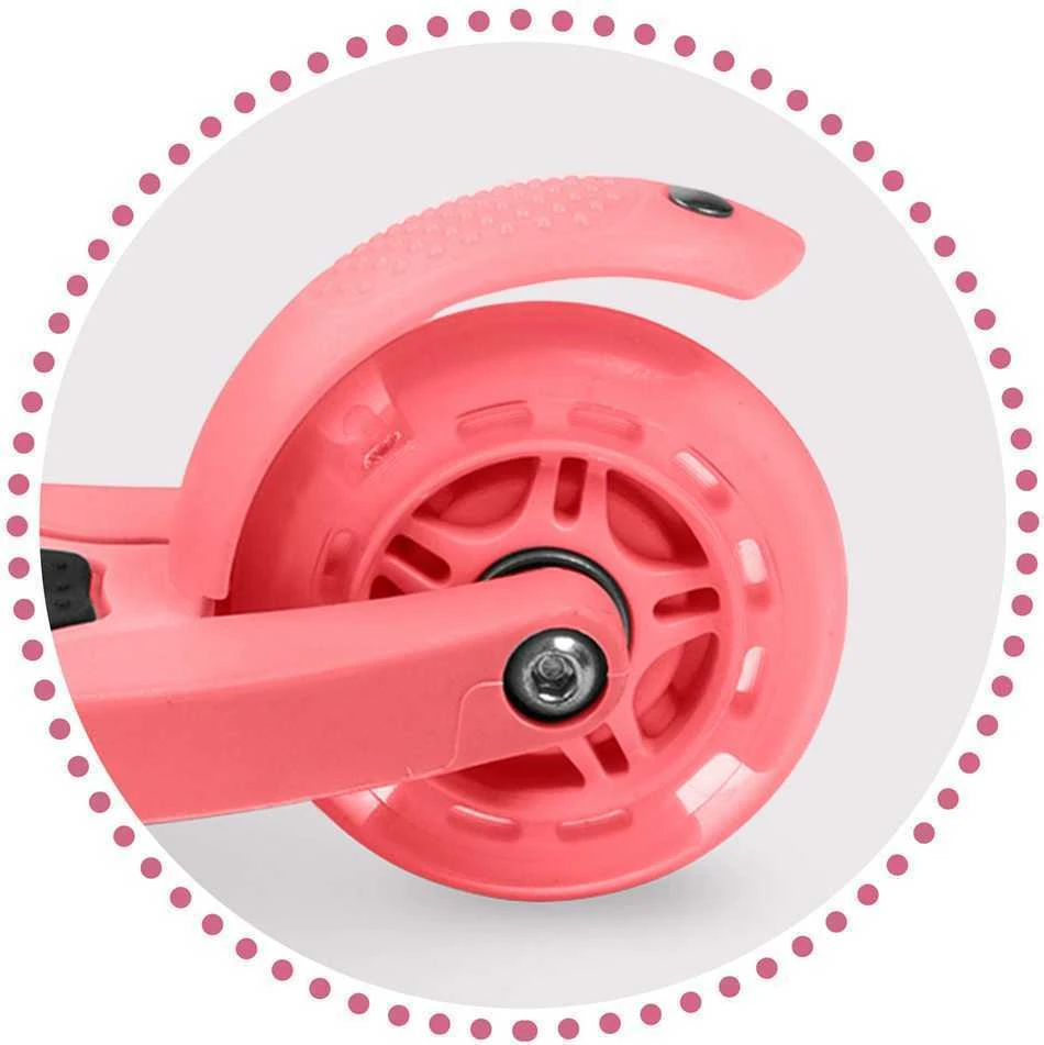 Ricokids Loco triratis paspirtukas - rožinis