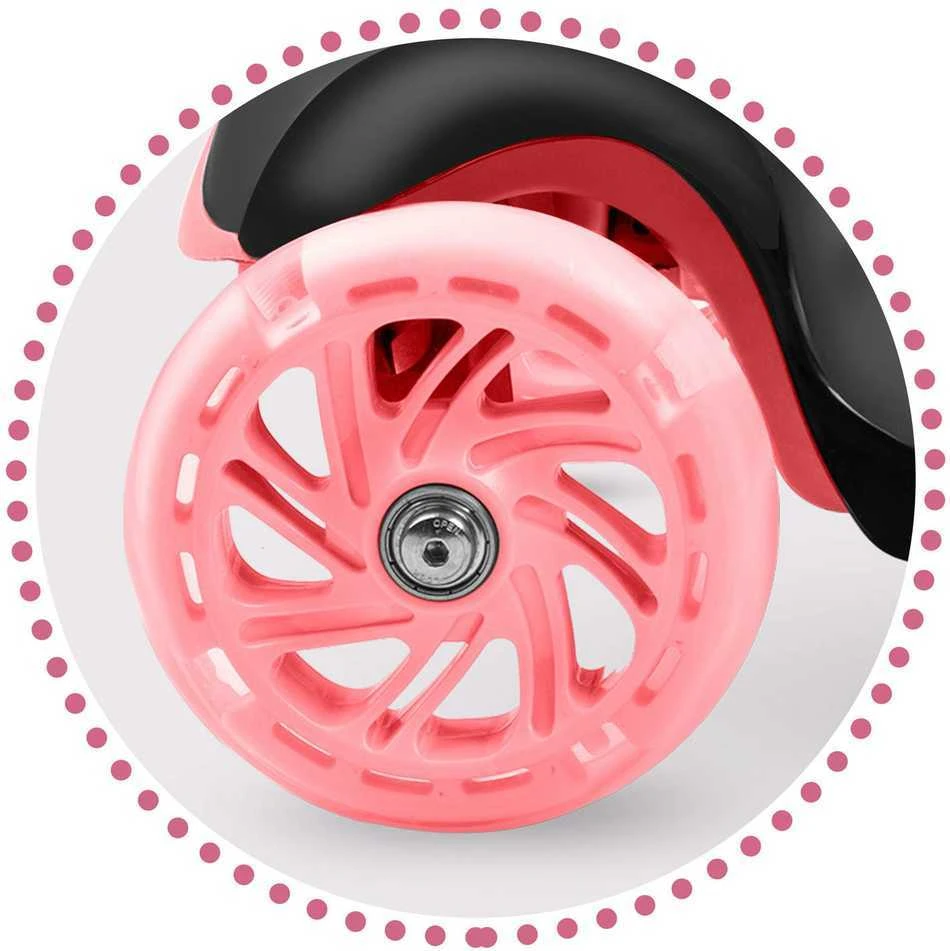 Ricokids Loco triratis paspirtukas - rožinis