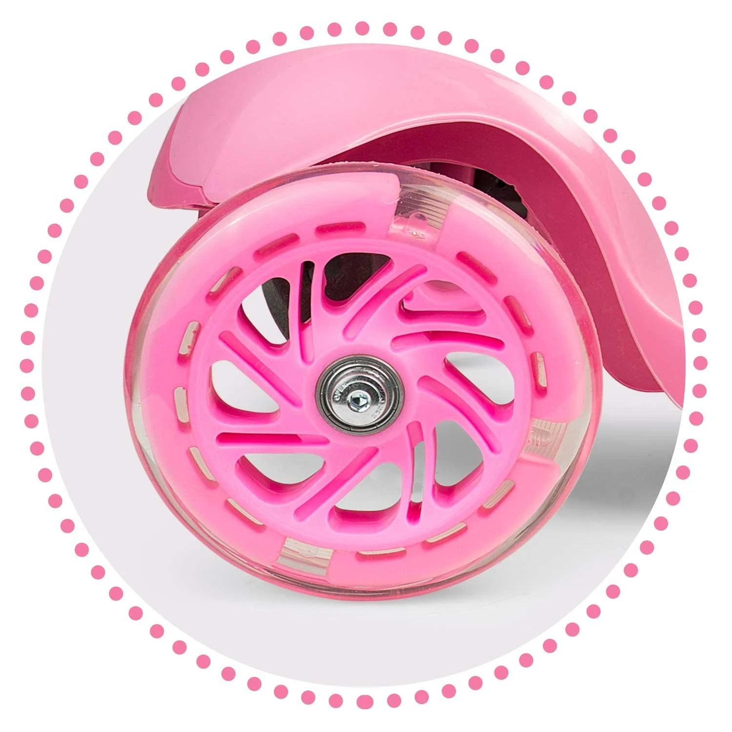 Ricokids Loco triratis paspirtukas - rožinis