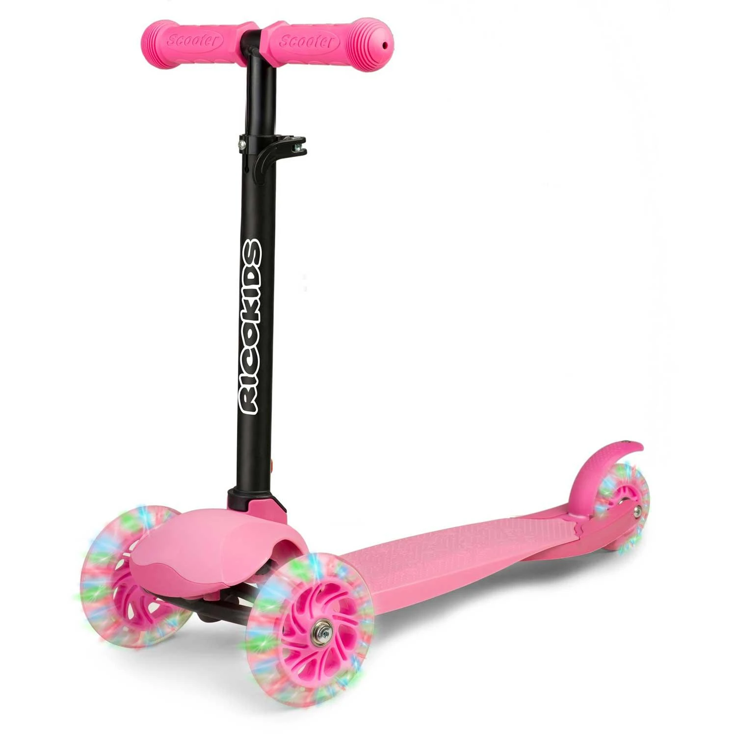 Ricokids Loco triratis paspirtukas - rožinis