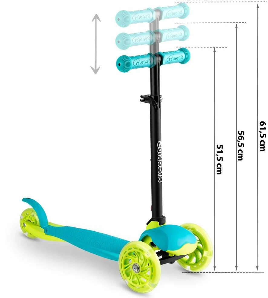 Ricokids Loco triratis paspirtukas - turkis