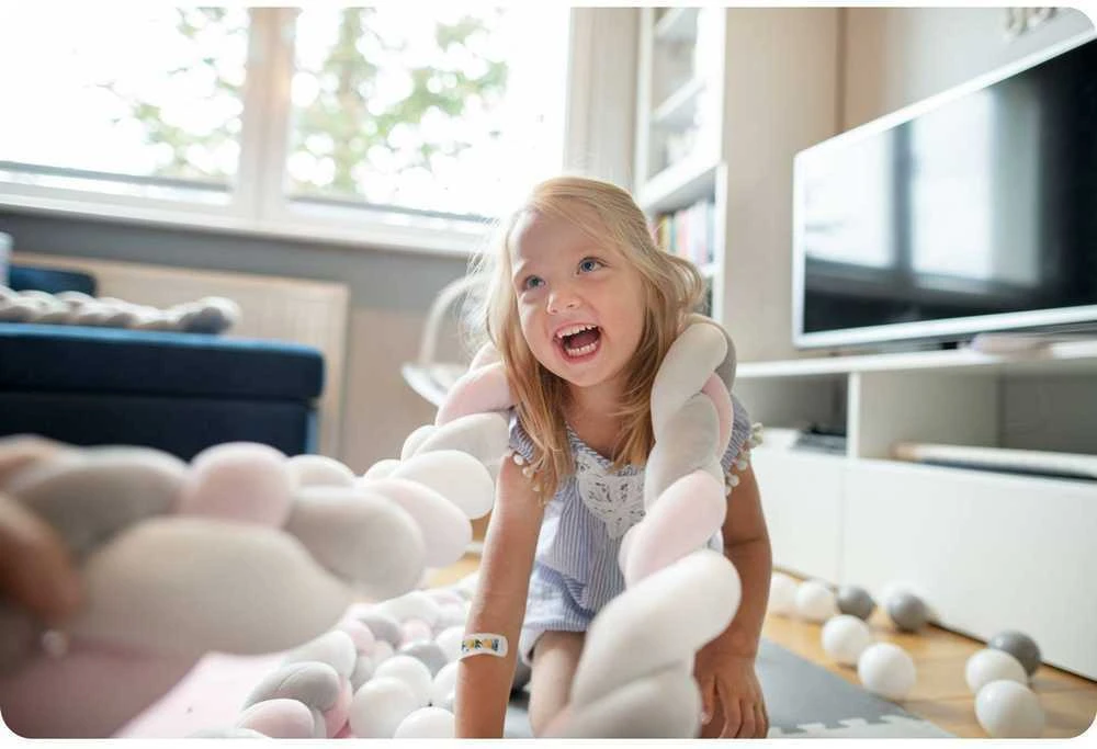 Ricokids pinta lovytės apsauga 3m - pilka